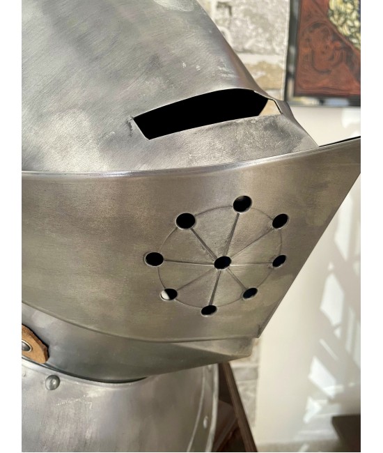 Medieval knight's Helmet - Armet Helmet