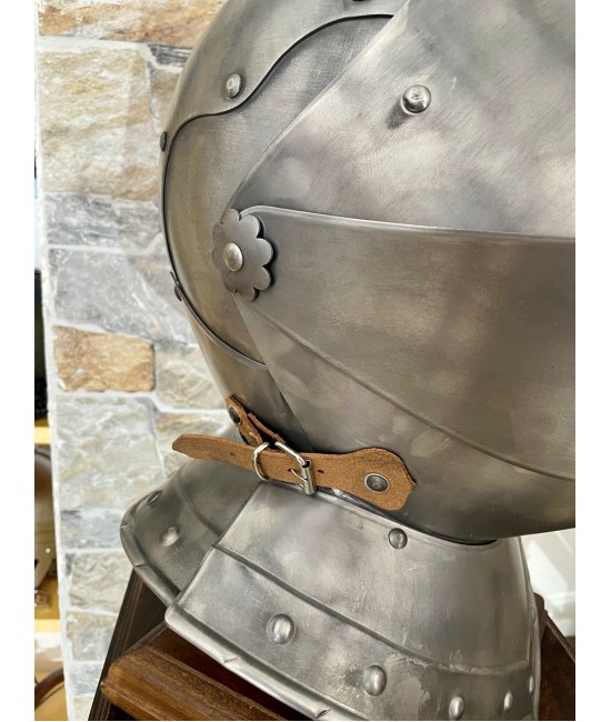 Medieval knight's Helmet - Armet Helmet