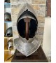 Medieval knight's Helmet - Armet Helmet