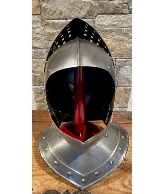 Great Bascinet Helmet - Knight's Helmet