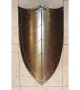 Medieval shield with three-pointed
