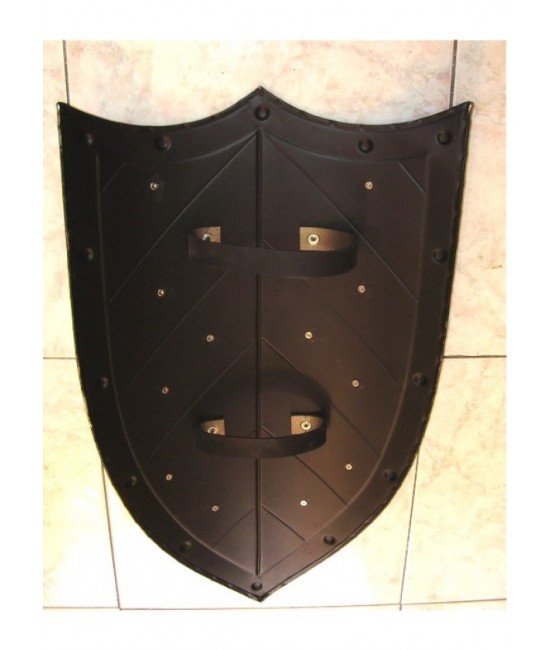 Medieval shield with three-pointed