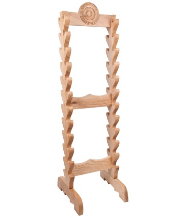 Wooden sword stand