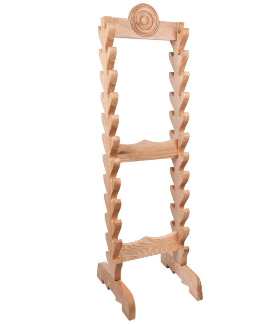 Wooden sword stand
