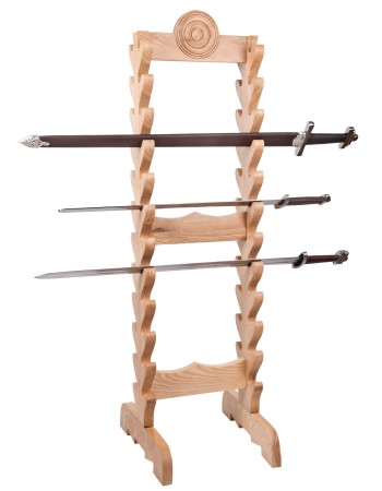 Wooden sword stand