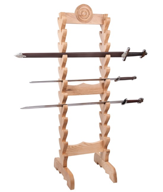 Wooden sword stand
