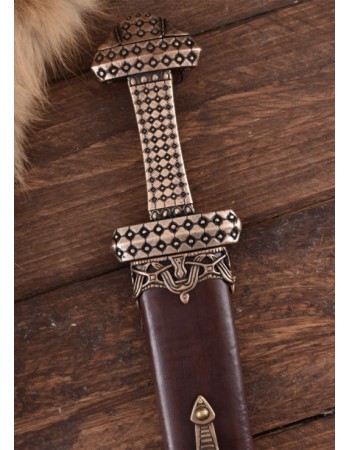 Viking sword - bronze hilt