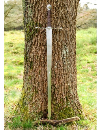 Bastard Sword, Hand-and-a-Half Sword with Scabbard