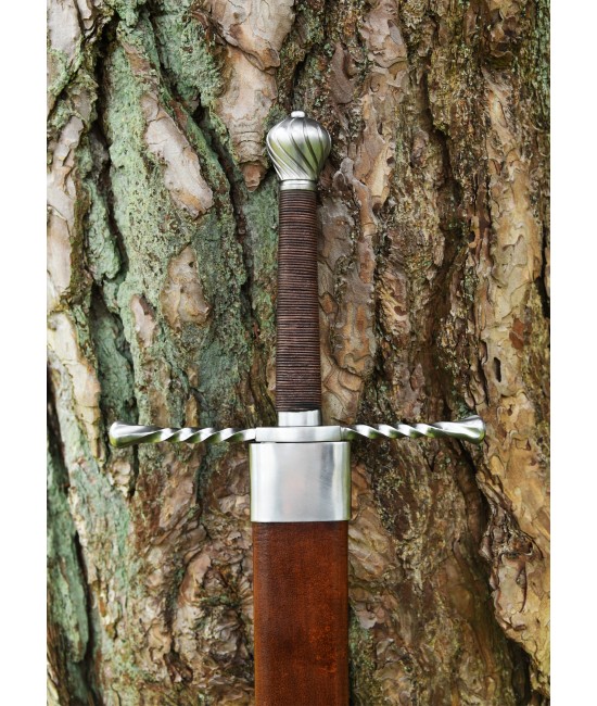 Bastard Sword, Hand-and-a-Half Sword with Scabbard