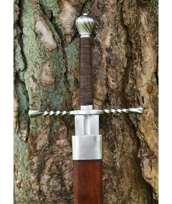 Bastard Sword, Hand-and-a-Half Sword with Scabbard