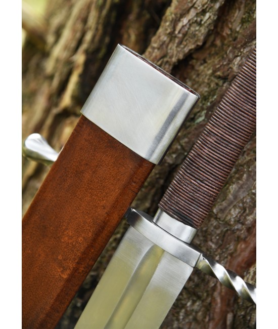 Bastard Sword, Hand-and-a-Half Sword with Scabbard