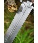 Bastard Sword, Hand-and-a-Half Sword with Scabbard