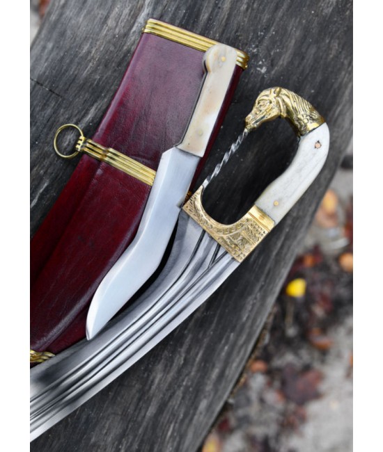 Falcata w. Horse Head Handle