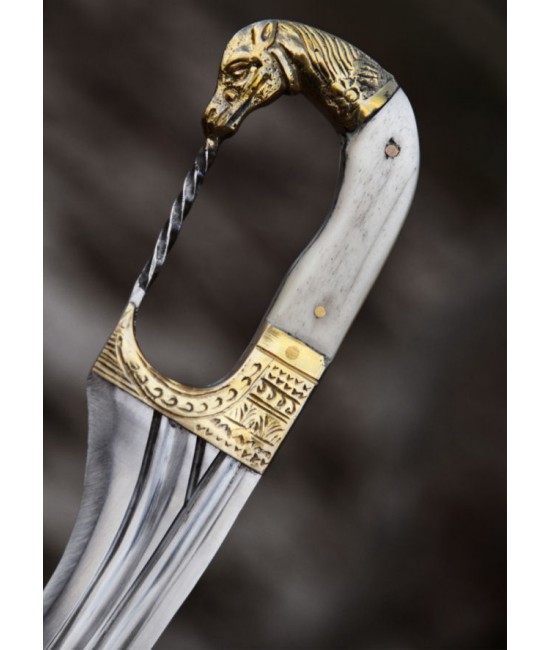 Falcata w. Horse Head Handle
