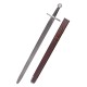 Middle Ages combat sword with scabbard SK-C
