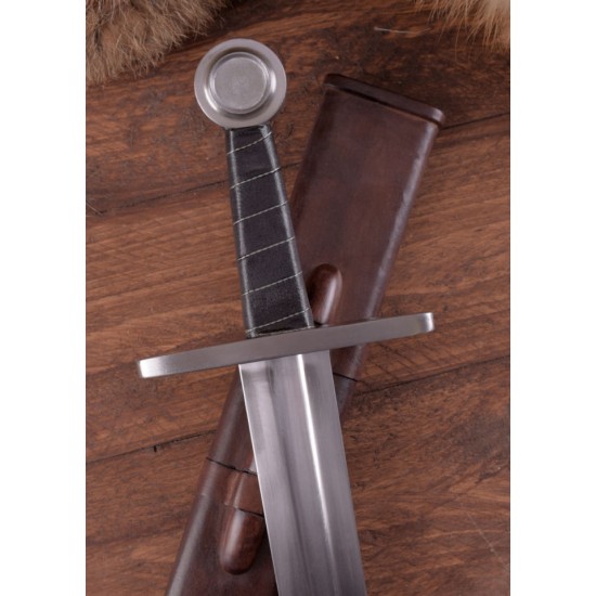 Middle Ages combat sword with scabbard SK-C
