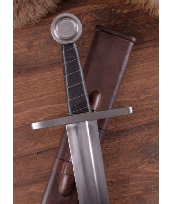 Middle Ages combat sword with scabbard SK-C
