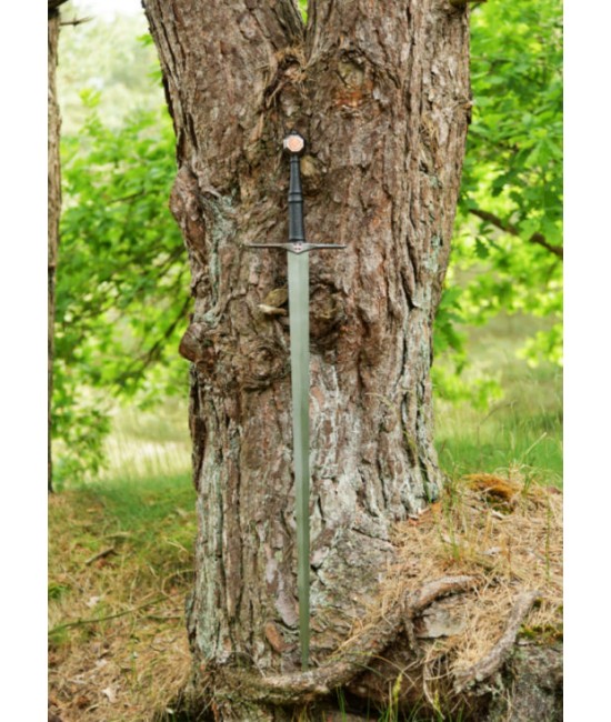 Spada medievale da cavaliere nero
