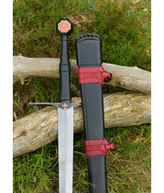 Spada medievale da cavaliere nero