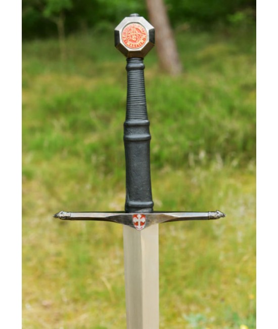 Spada medievale da cavaliere nero