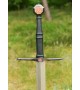 Spada medievale da cavaliere nero