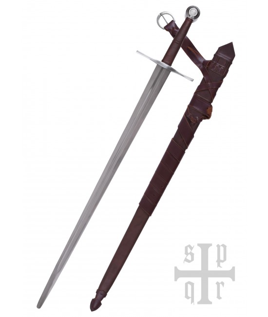 Medieval Bastard Sword SK-B, with scabbard