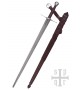 Medieval Bastard Sword SK-B, with scabbard