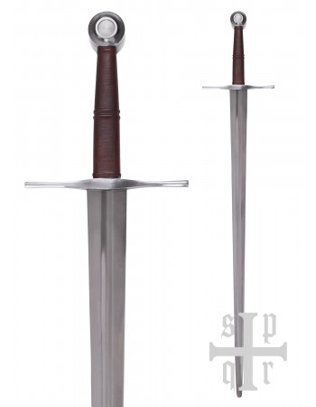 Medieval Bastard Sword SK-B, with scabbard