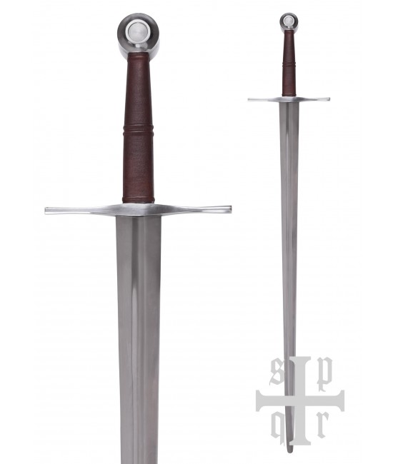 Medieval Bastard Sword SK-B, with scabbard