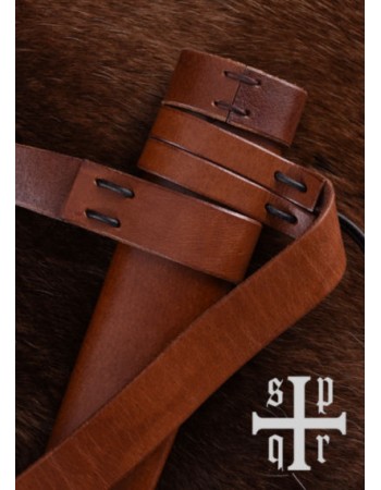 Medieval Sword Scabbard with Belt, Leather