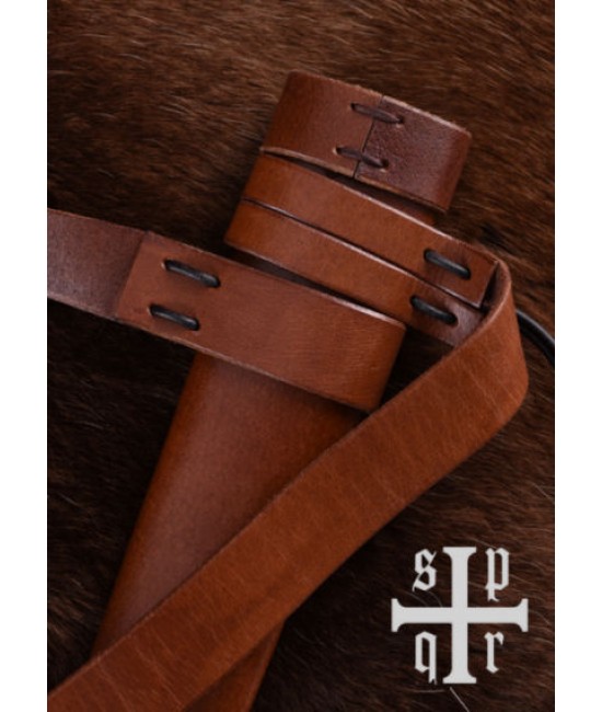 Medieval Sword Scabbard with Belt, Leather