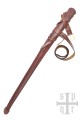Leather scabbard, including belt
