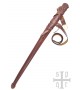 Leather scabbard, including belt