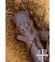 Leather scabbard, including belt
