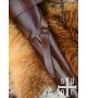 Leather scabbard, including belt