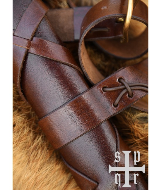 Leather scabbard, including belt