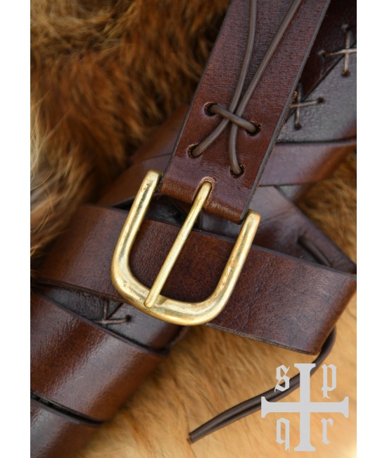Leather scabbard, including belt