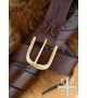 Leather scabbard, including belt