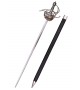 Rapiera Pappenheimer con impugnatura avvolta in filo metallico, 104 cm