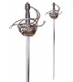 Rapiera Pappenheimer con impugnatura avvolta in filo metallico, 104 cm