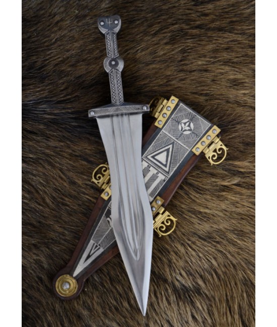 Vindonissa  Pugio with silver inlay