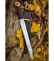 Templar Dagger with Leather Scabbard