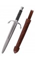 Dagger with Leather Scabbard – SK-C