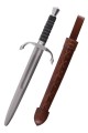 Dagger with Leather Scabbard – SK-C