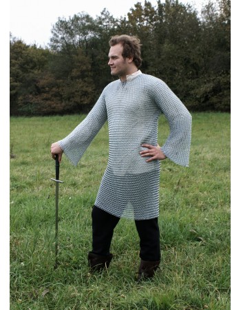 Chainmail zinc-plated, unriveted, 9 mm ID