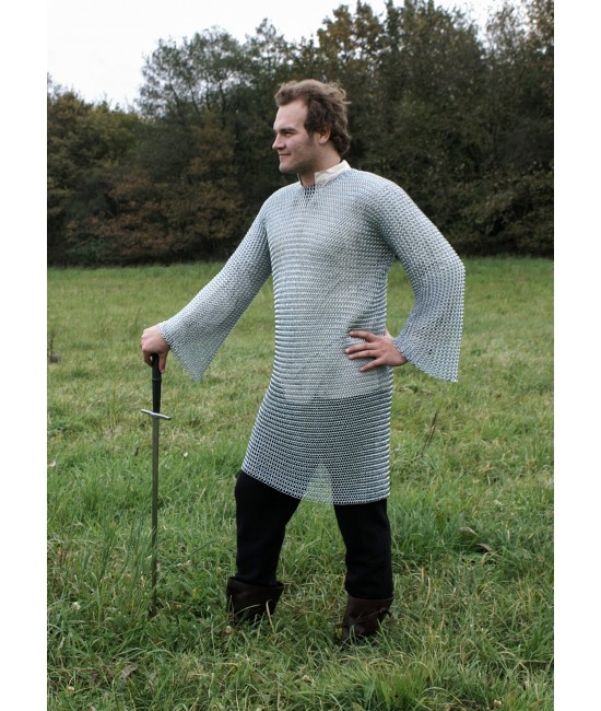 Chainmail zinc-plated, unriveted, 9 mm ID