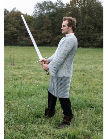 Chainmail zinc-plated, unriveted, 9 mm ID