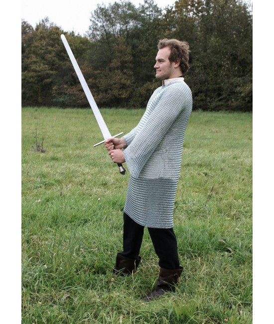 Chainmail zinc-plated, unriveted, 9 mm ID