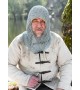 Chain mail coif, galvanised