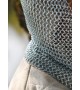 Chain mail coif, galvanised